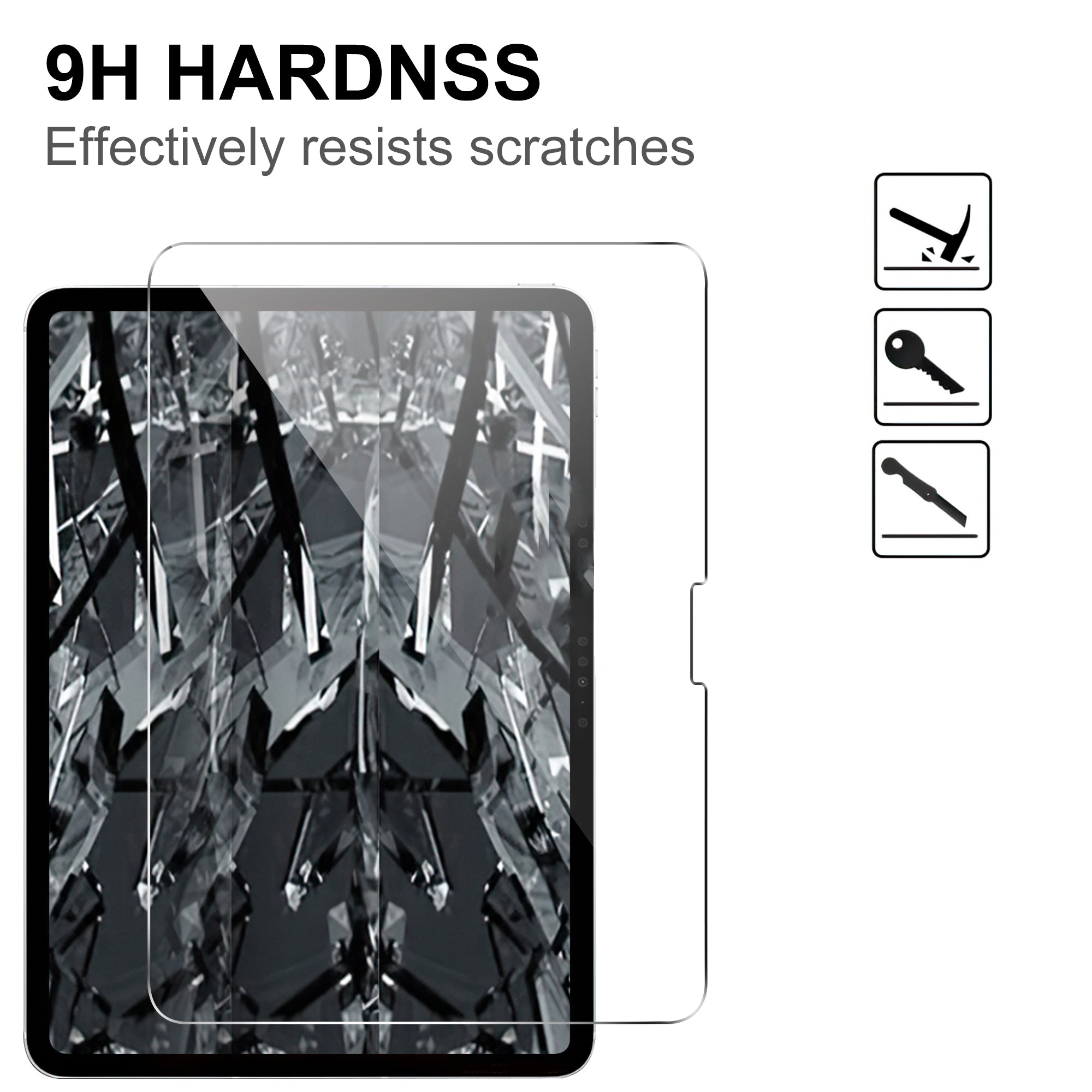 For iPad Pro 11 (2024) Tablet Screen Film Tempered Glass Anti-scratch Screen Protector For iPad Pro 11 (2024) Tablet Screen Film Tempered Glass Anti-scratch Screen Protector